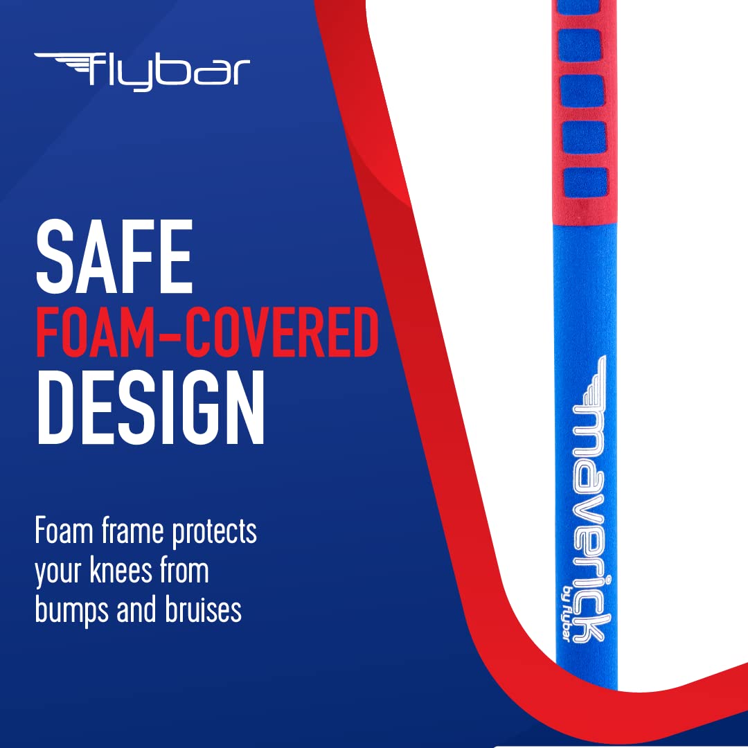 Flybar Maverick durable foam-covered steel construction stands up to active play.