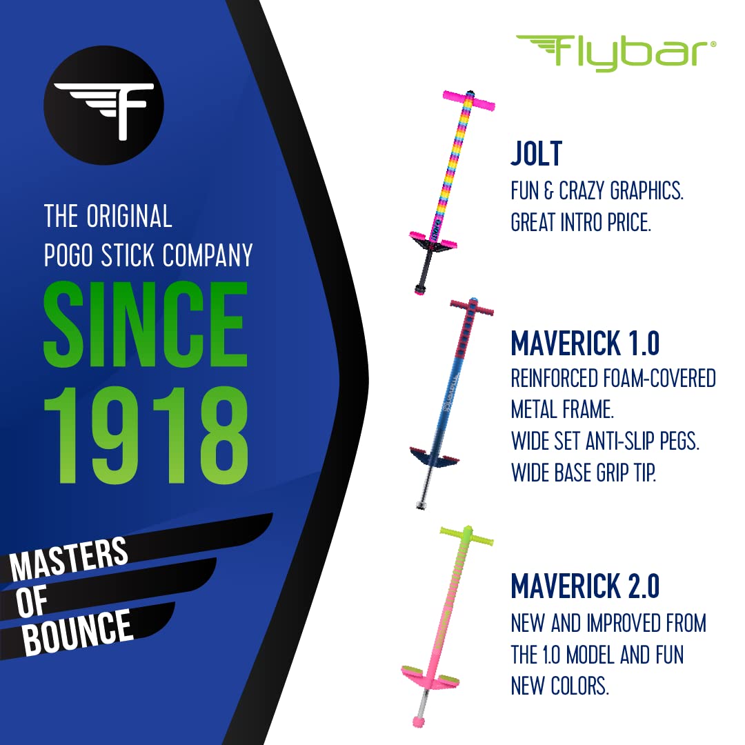 Flybar Maverick non-slip foot pads keep kids steady on uneven surfaces