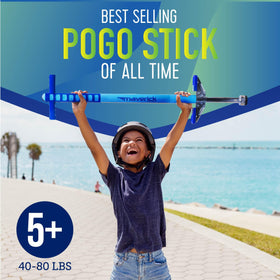 Flybar Maverick pogo stick showing foam-covered frame for protection