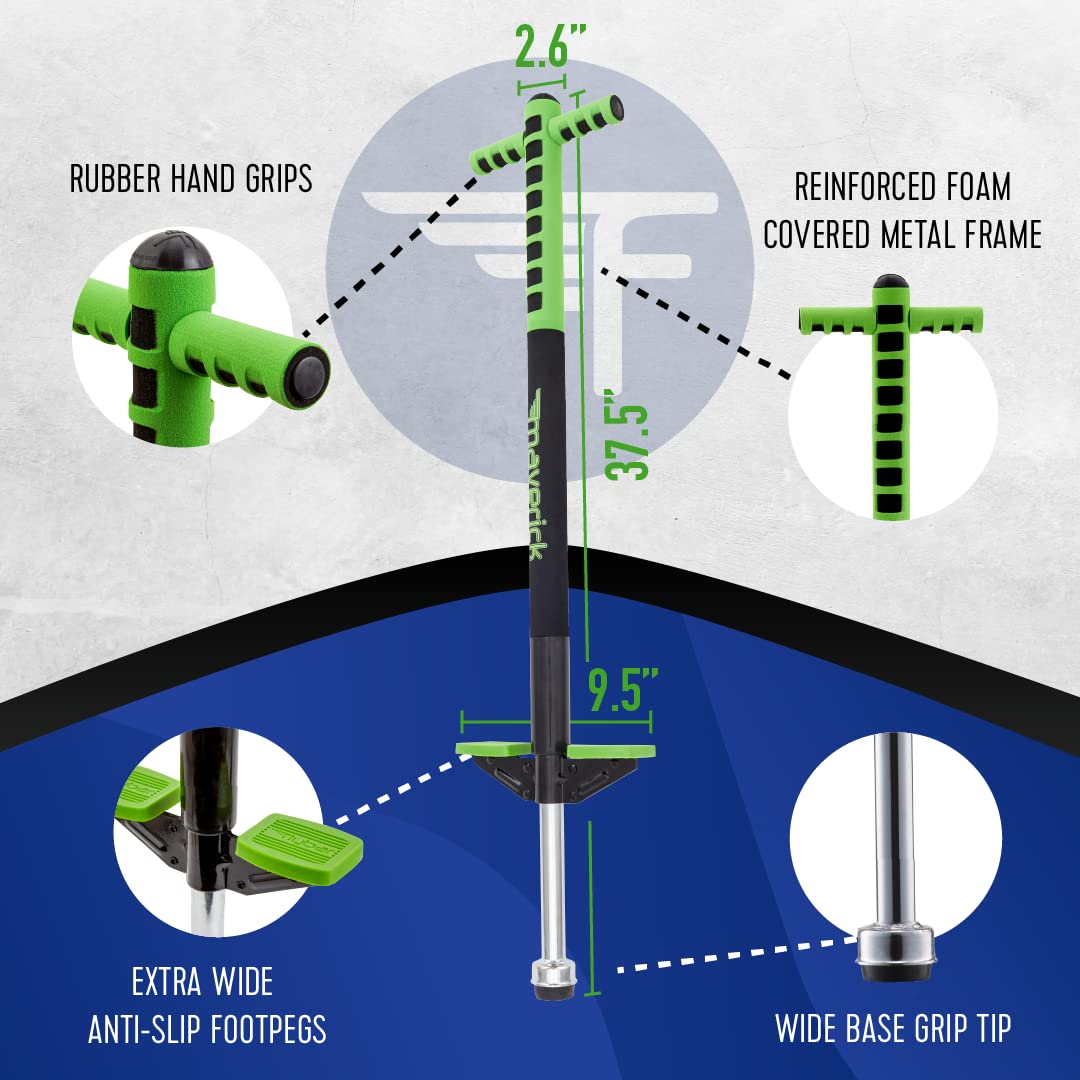 Flybar Maverick arrives ready to bounce with no assembly required for quick play