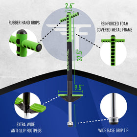 Flybar Maverick arrives ready to bounce with no assembly required for quick play