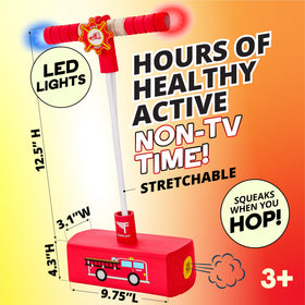Flybar pogo jumper designed for indoor and outdoor use in any play space