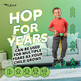 Outdoor use of Flybar My First Foam Pogo Jumper for active play