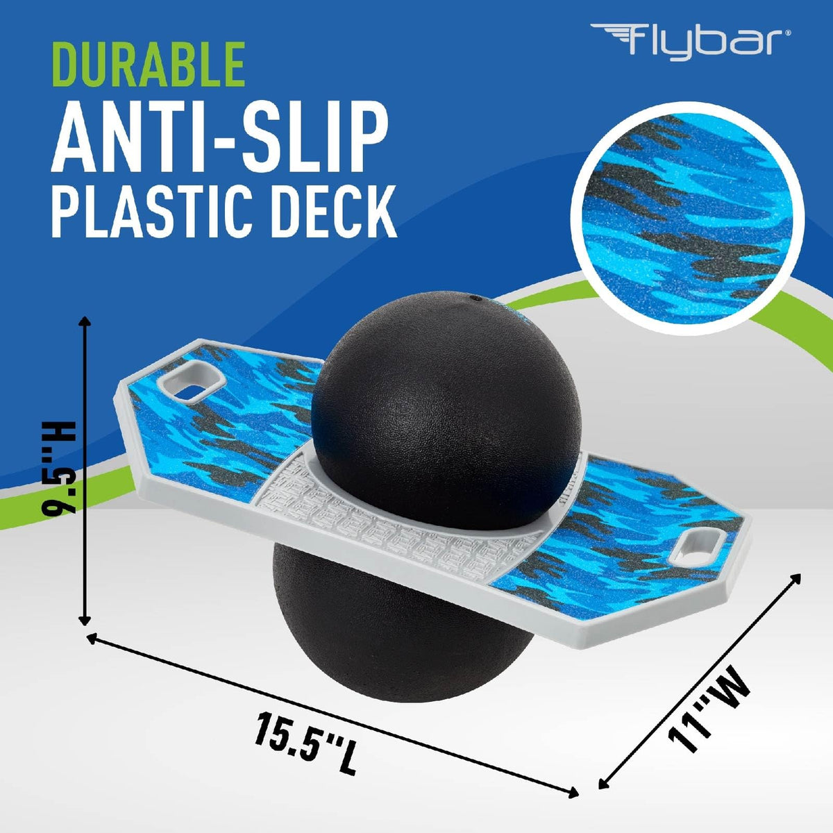 Flybar Pogo Ball ready for indoor and outdoor use by kids.