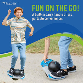 Flybar Pogo Ball includes pump for quick setup and play.