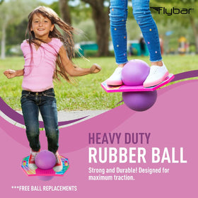 Flybar Pogo Trick Ball easy carry handle supports portable fun anytime.