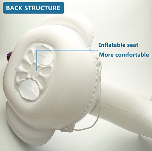 Flyboo Baby Pool Float four-bag design supports balance during play
