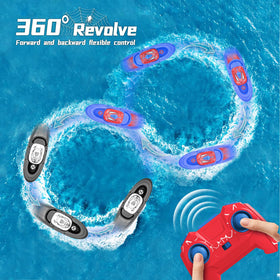 flycites RC Battle Boat LED lights improve night-time visibility