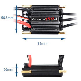FLYCOLOR 150A ESC programmable menu for easy tuning.