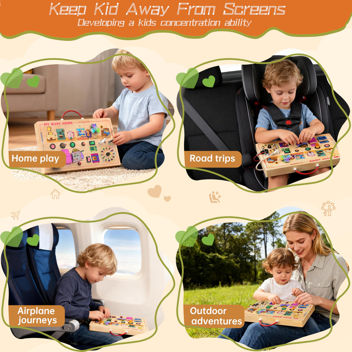 Flycoost My Busy Home breakfast scene invites pretend play and daily routine exploration