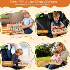 Flycoost My Busy Home breakfast scene invites pretend play and daily routine exploration