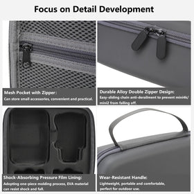Flyekist DJI Mini 4K case inner compartments for drone and accessories