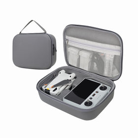 Flyekist Mini3 Pro case front view shows protective hard-shell design for travel.