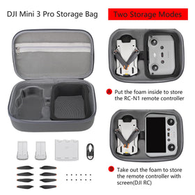 Flyekist Mini3 Pro case inner tray highlights shockproof precision fit for gear.