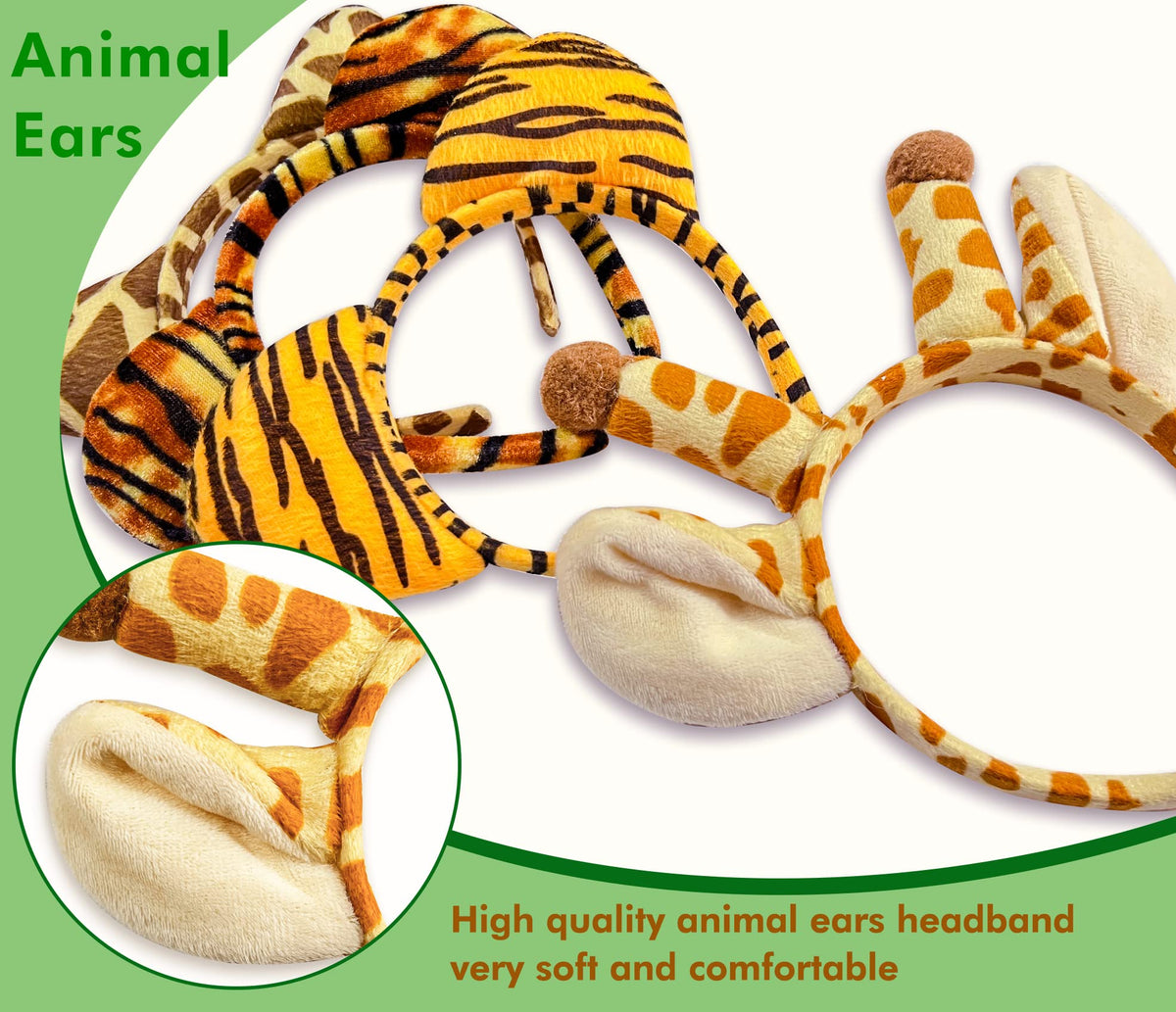 Flying Childhood tiger ears headband sparks energetic pretend play.