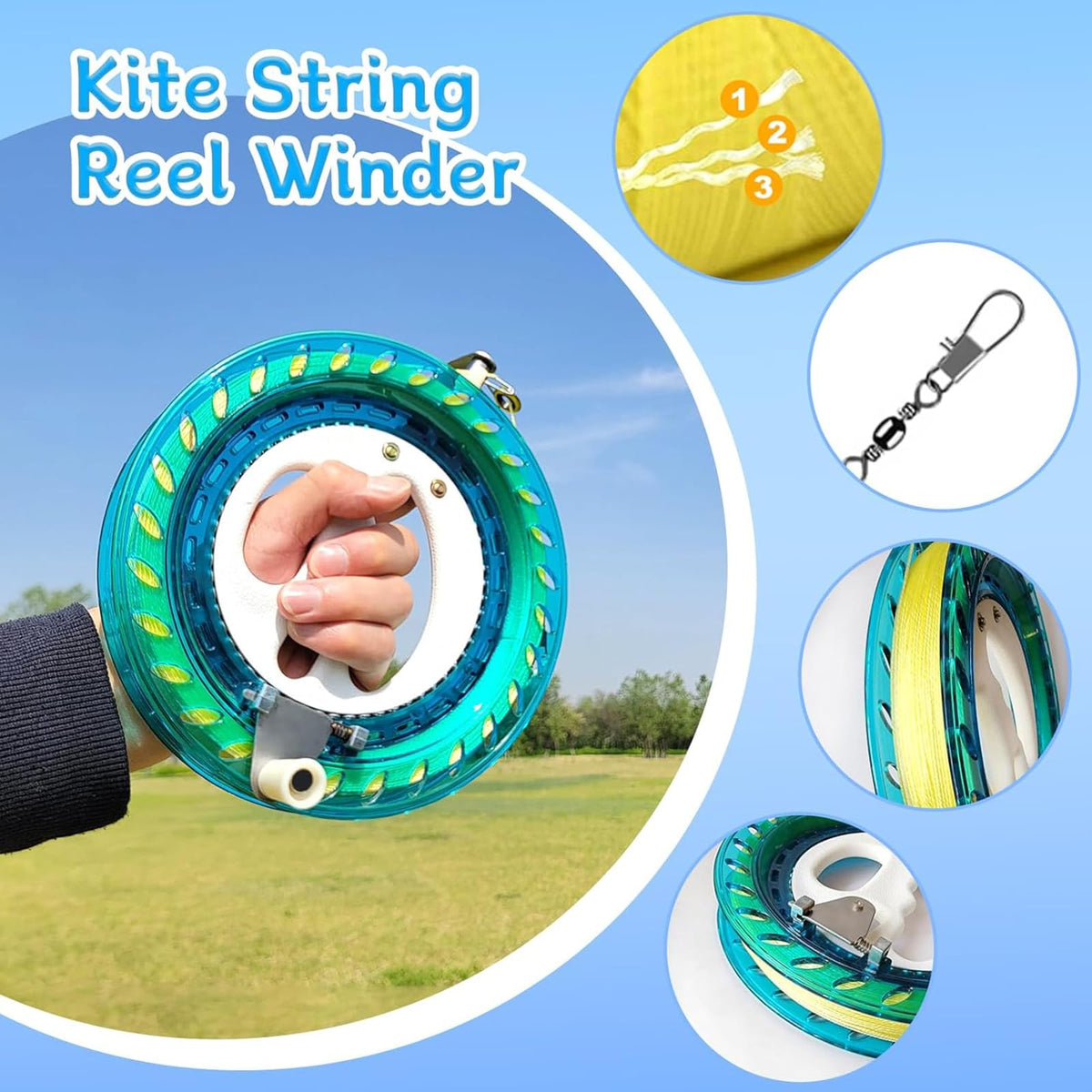 Flying Hoofer delta kite in flight with stable handling for all ages.