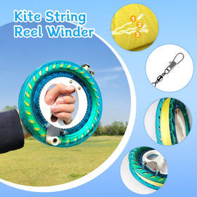 Flying Hoofer kite assembly in about two minutes for quick outdoor fun
