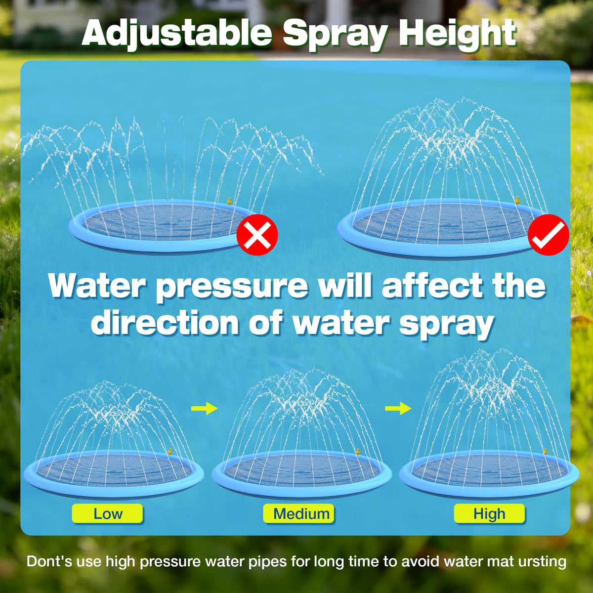 Flying Paws wear-resistant dog pools endure seasonal outdoor wear.