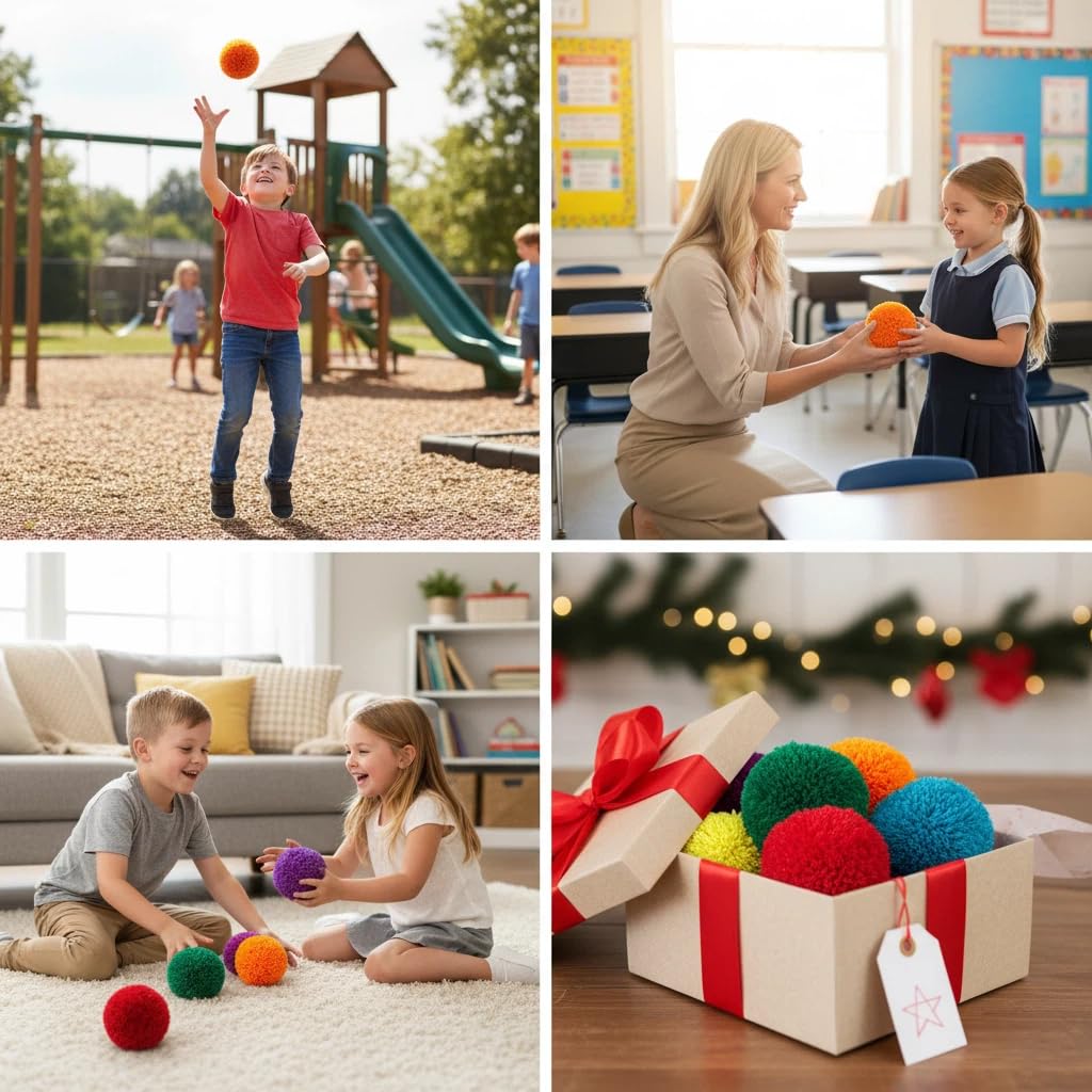 FLYIO rainbow set 12-pack encourages cooperative play at home.