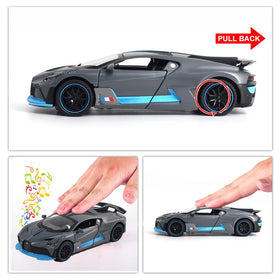 FLYKIRIN 1:32 Bugatti Divo door-open view shows accessible interior