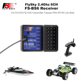 Flysky FS-BS6 rear view highlighting slim profile for clutter-free installs.