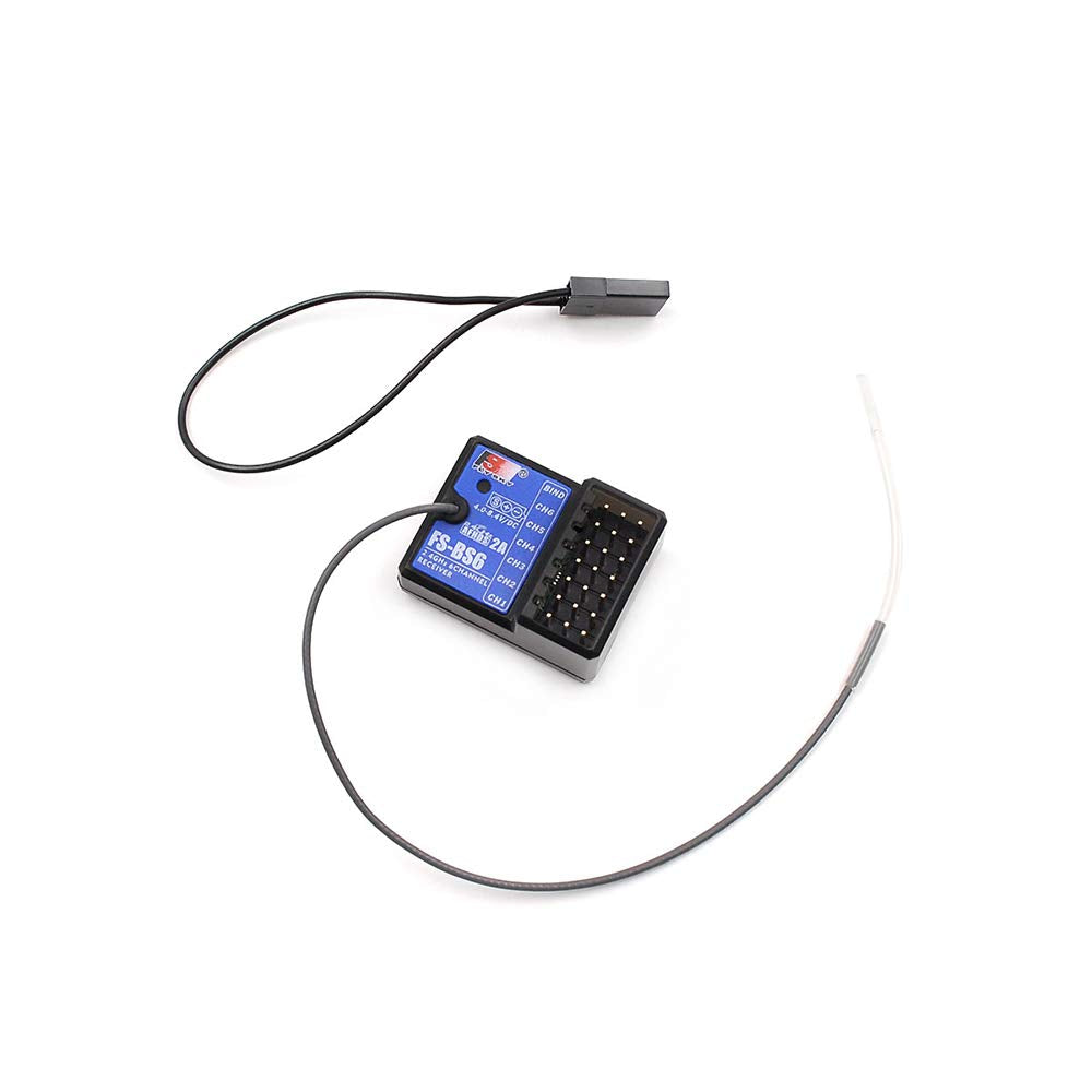Flysky FS-BS6 side ports for quick, secure cable connections on your RC setup.