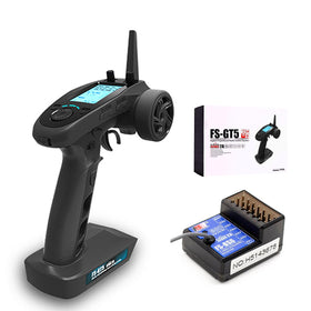 Flysky FS-GT5 transmitter front view for comfortable control