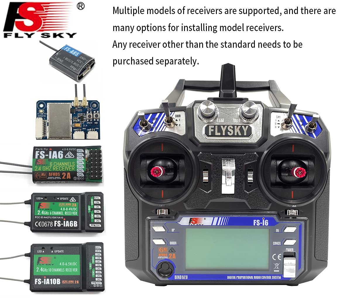 Ideal for RC planes, gliders, helicopters, and quads with AFHDS 2A reliability
