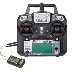 FLYSKY FS-i6X front panel for precise, comfortable RC control.