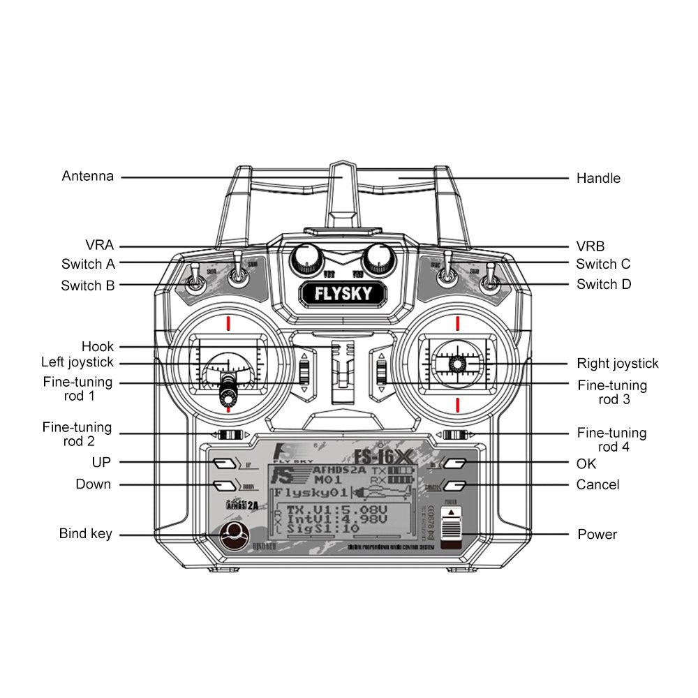 Flysky FS-i6X pairing process keeps devices connected securely.