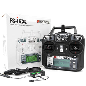 FLYSKY FS-i6X receiver upgrade cable assembly connects to FS-iA6B.