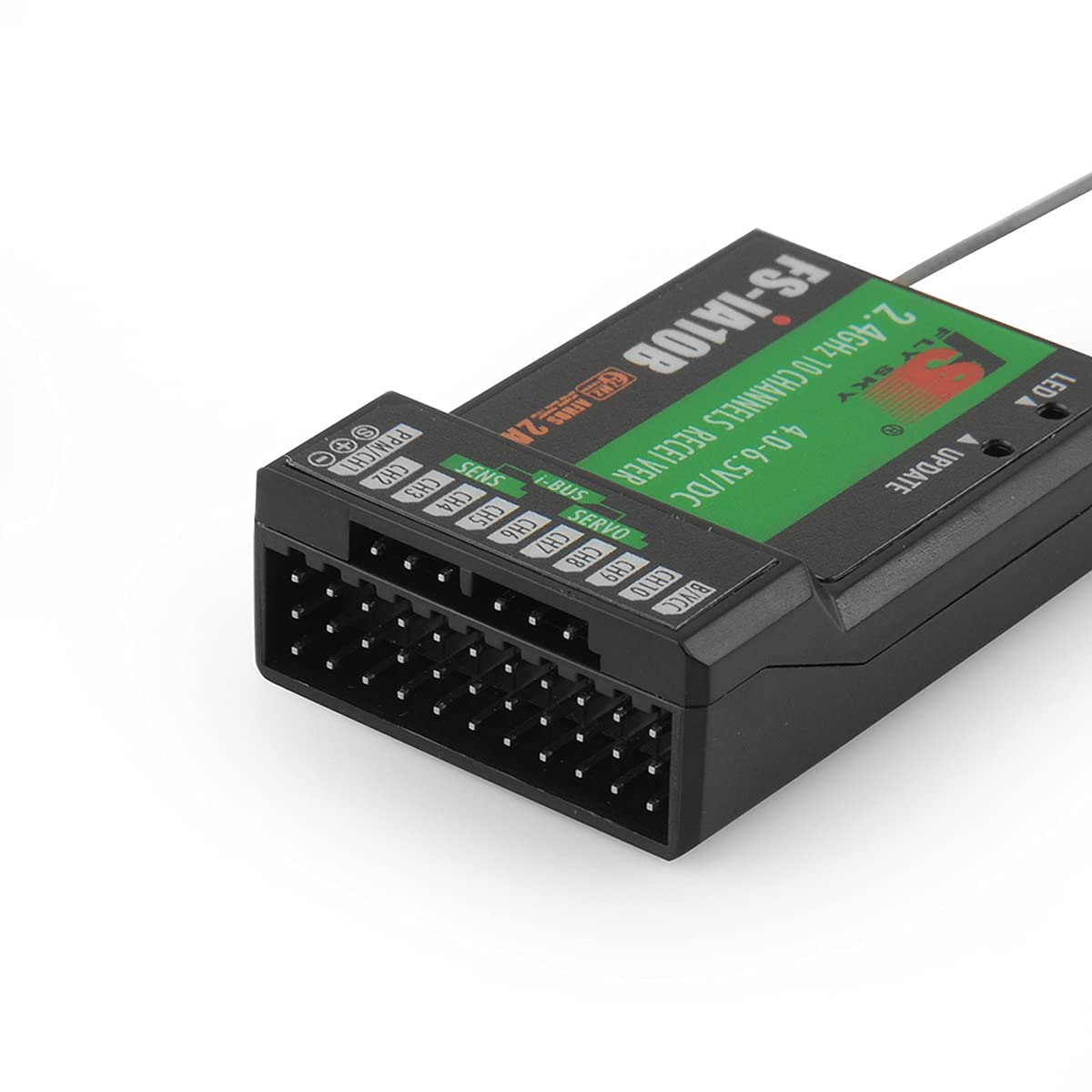 Power input connection with 4.0-6.5V safety range.
