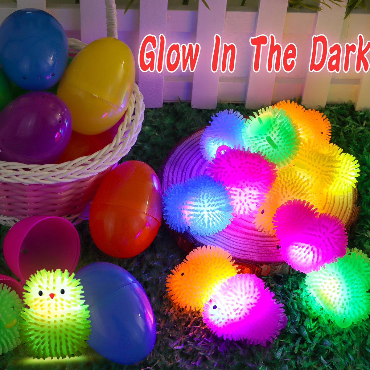FLYSNK durable LED puffer balls made from TPR and PVC.