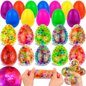 FLYSNK Easter egg with light-up fidget ball for exciting egg hunts.