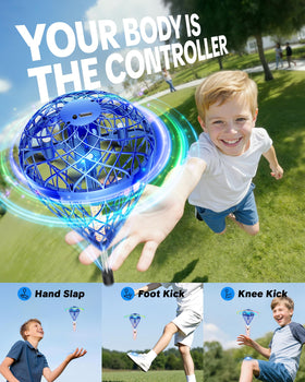 Flystars Cosmic Globe Flying Orb Ball performs 3D flips during freestyle sessions