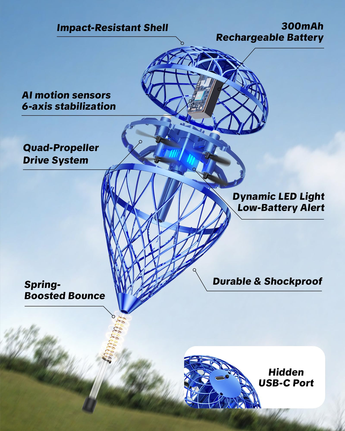 Flystars Cosmic Globe Flying Orb Ball gift idea for kids and teens