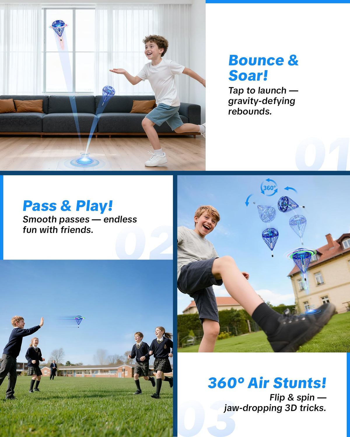 Flystars Cosmic Globe Flying Orb Ball motion-control hover enables creative tricks