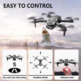 FLYVISTA Cool Mini Drone camera angle with adjustable 1080P lens