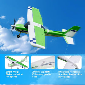 FMS Ranger Reflex V3 spring-landing-gear cushions impact on takeoffs and landings.