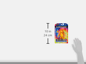 FNAF Tie-Dye Chica vinyl collectible ideal for shelves and gifting.