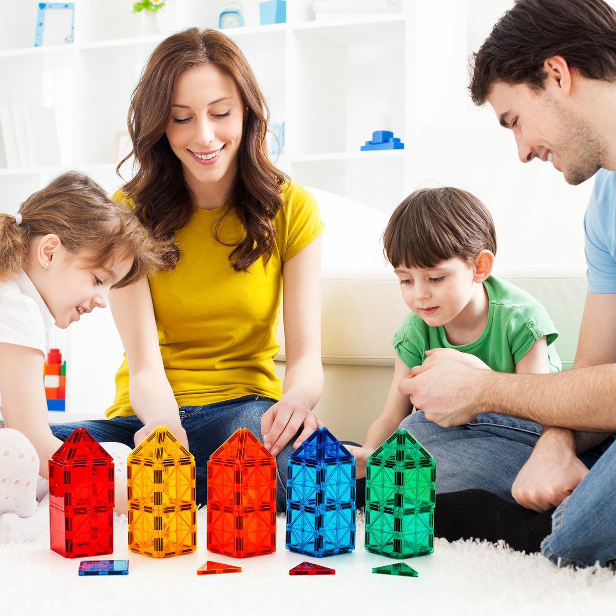 FNJO classroom scene demonstrates collaborative building and team-based STEM activities.