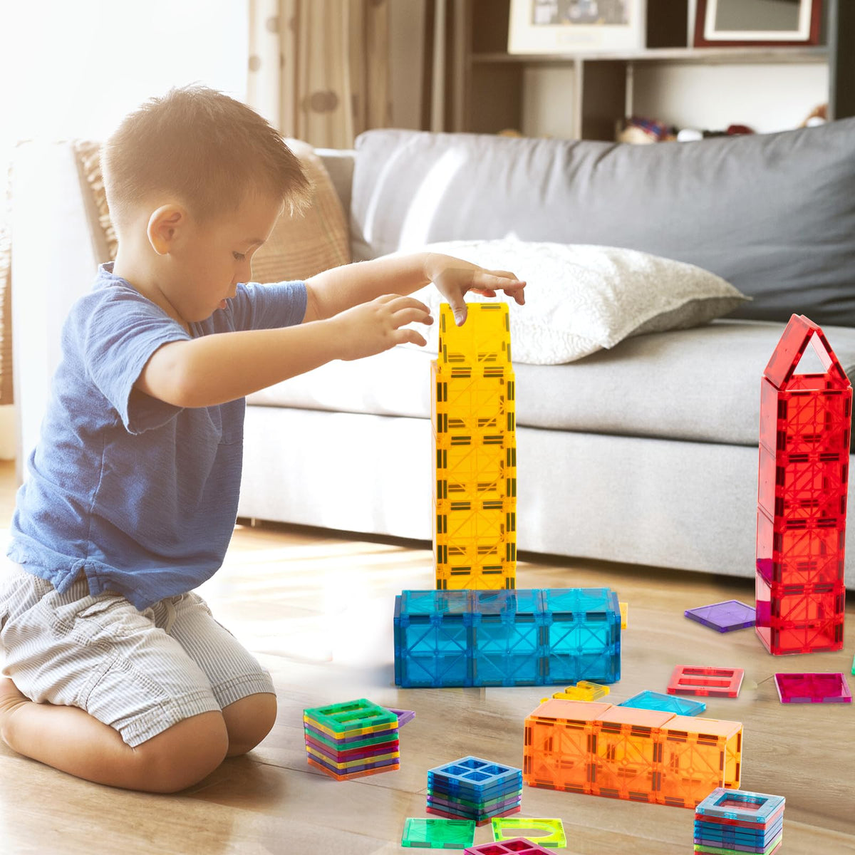Durable FNJO tiles withstand rough play in home or classroom