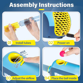 Foamore Airflow STEM Toy ball-blowing machine powers hands-on airflow demonstrations.