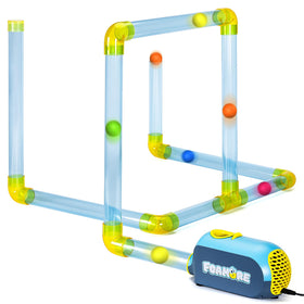 Foamore Airflow STEM Toy cover enables a quick-start setup for easy at-home STEM play.