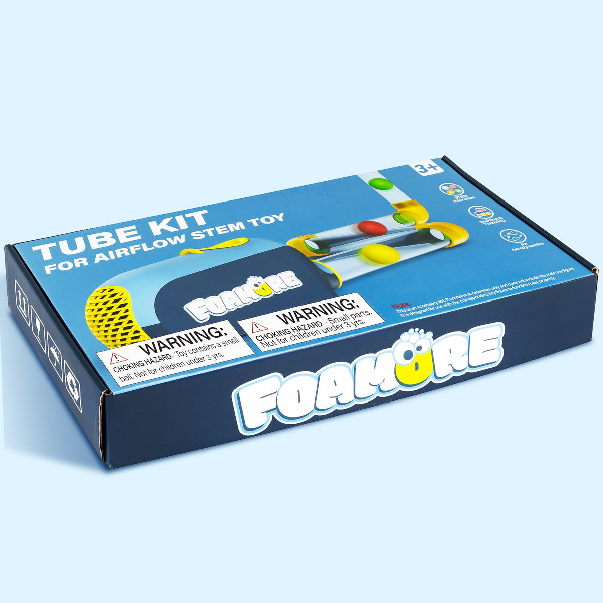 Foamore airflow tube kit educational-play invites collaborative tinkering and problem-solving among kids