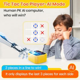 Cap-It tic-tac-toe pieces illustrating strategic play