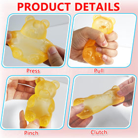 FOCone high-density gel squishies provide a satisfying squeeze and bounce