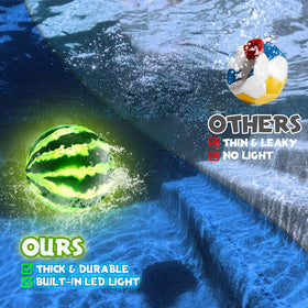 Focusport 9-inch underwater ball soft-durable exterior for safe grabbing.