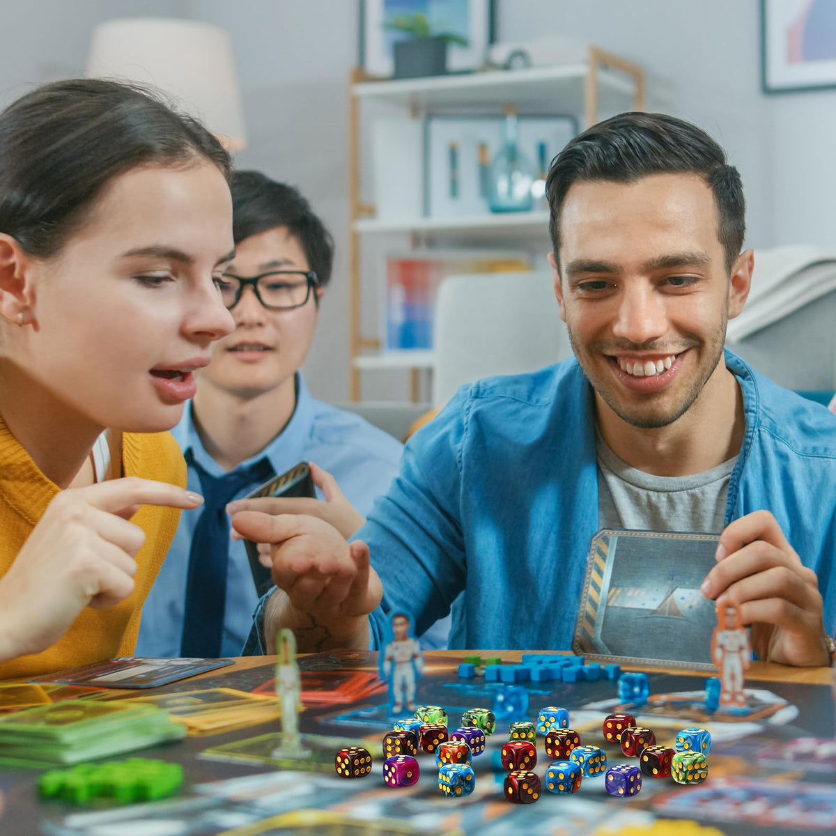 Foilswirl classroom-friendly dice for learning math through play.
