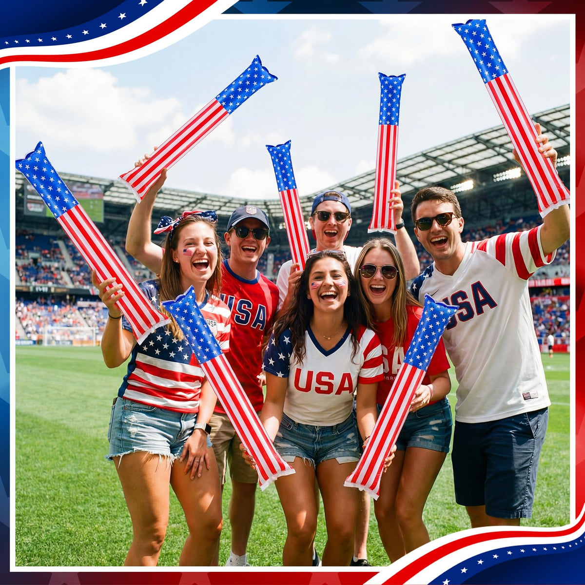 Foilswirl ideal for parades and soccer games, amplifying team spirit.
